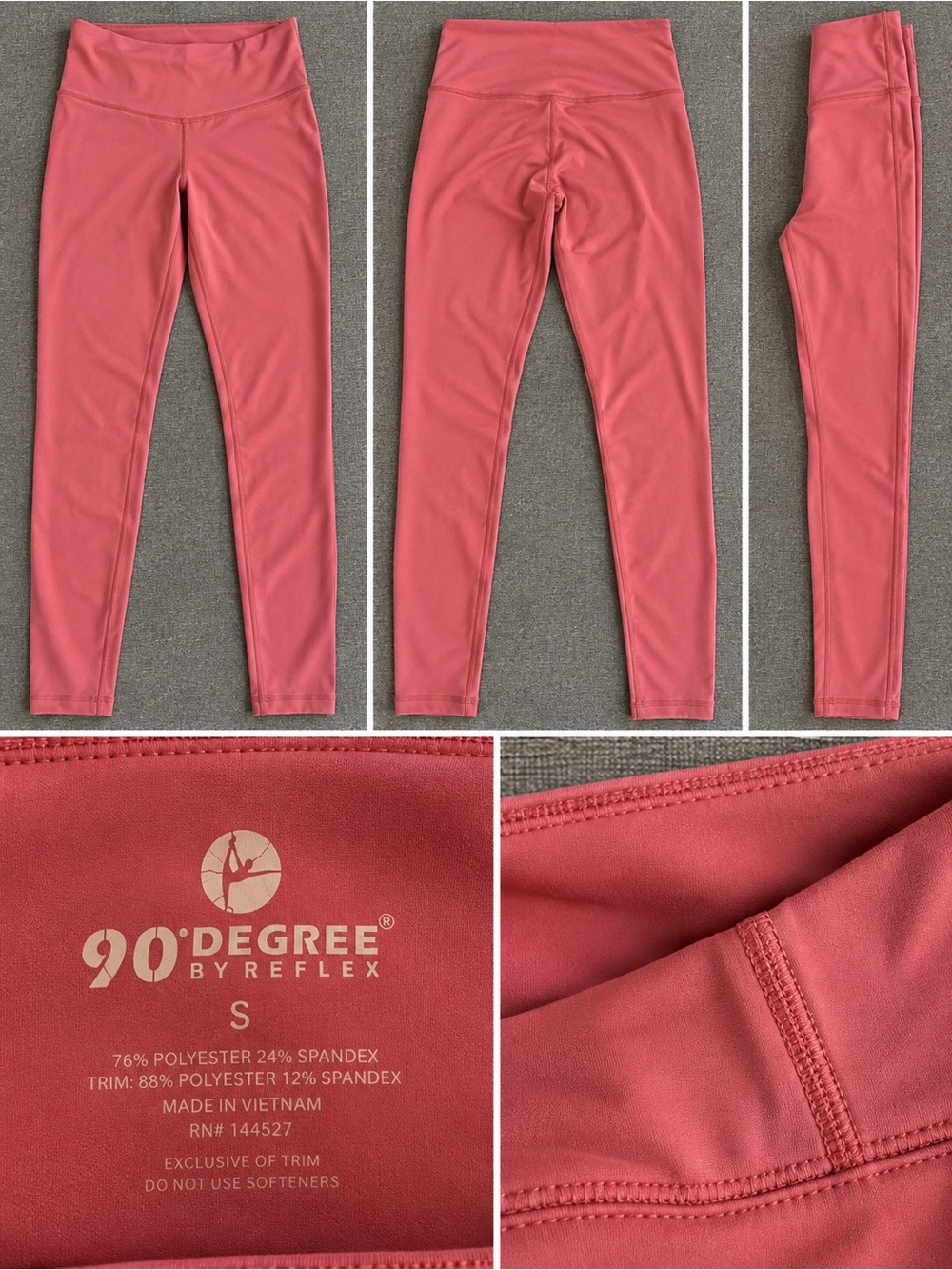 90 Degree By Reflex Coral High-Waist Jeggings